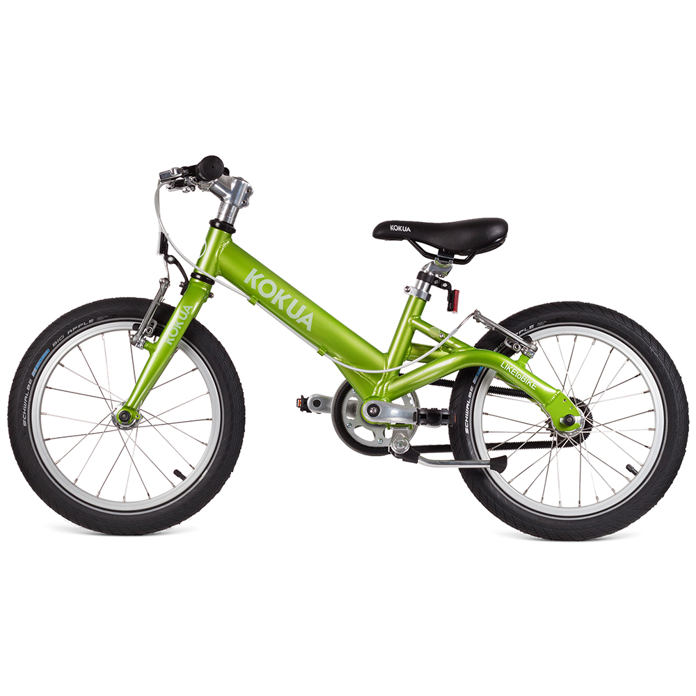 Велосипед KOKUA LIKEtoBIKE 16 V-Brakes green зеленый 4