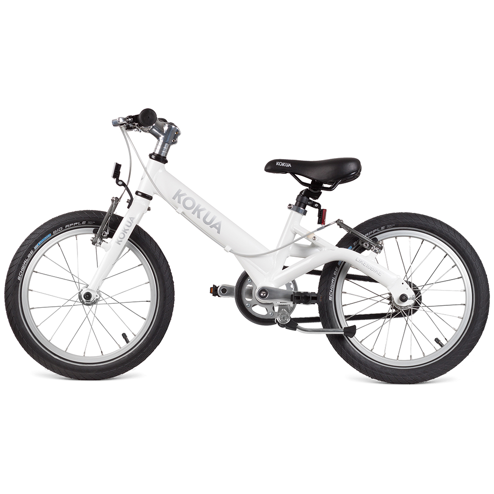 Велосипед KOKUA LIKEtoBIKE 16 V-Brakes pearl white жемчужный 4
