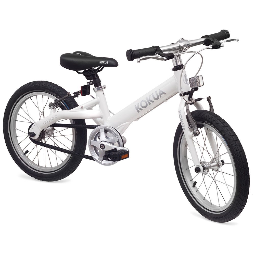 Велосипед KOKUA LIKEtoBIKE 16 V-Brakes pearl white жемчужный 5