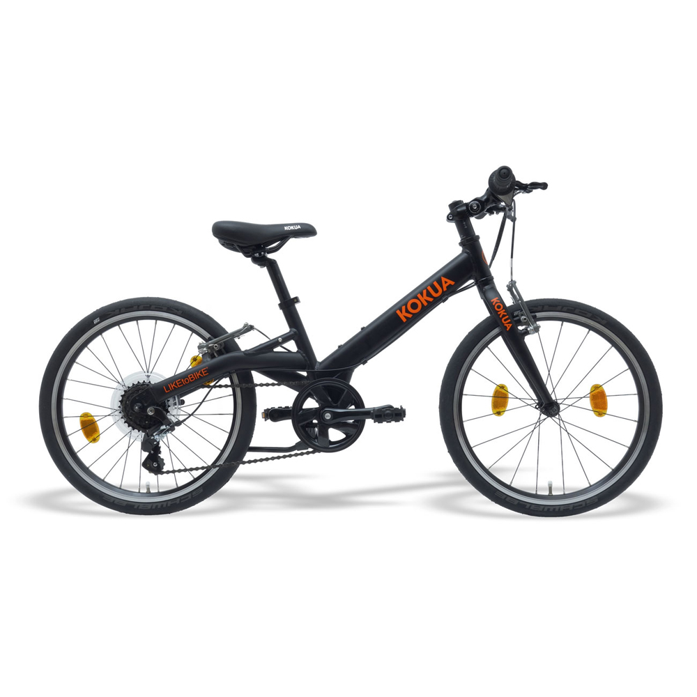 Велосипед KOKUA LIKEtoBIKE 20 Special Model black/orange черный/оранжевый