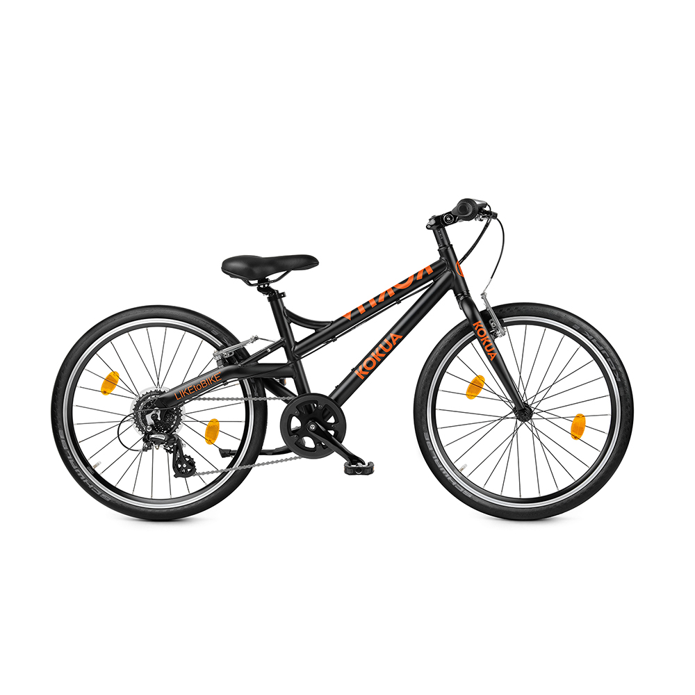 Велосипед KOKUA LIKEtoBIKE 24 Special Model black/orange черный/оранжевый