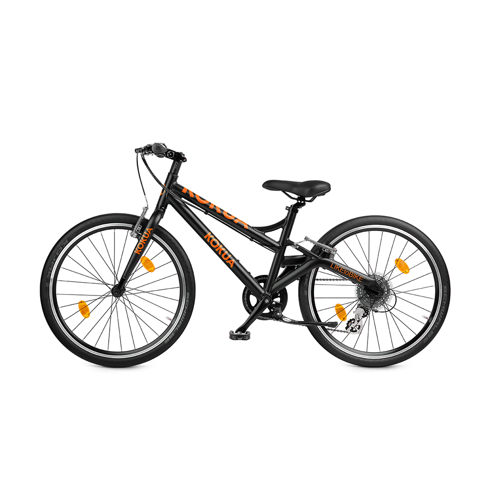 Велосипед KOKUA LIKEtoBIKE 24 Special Model black/orange черный/оранжевый 1