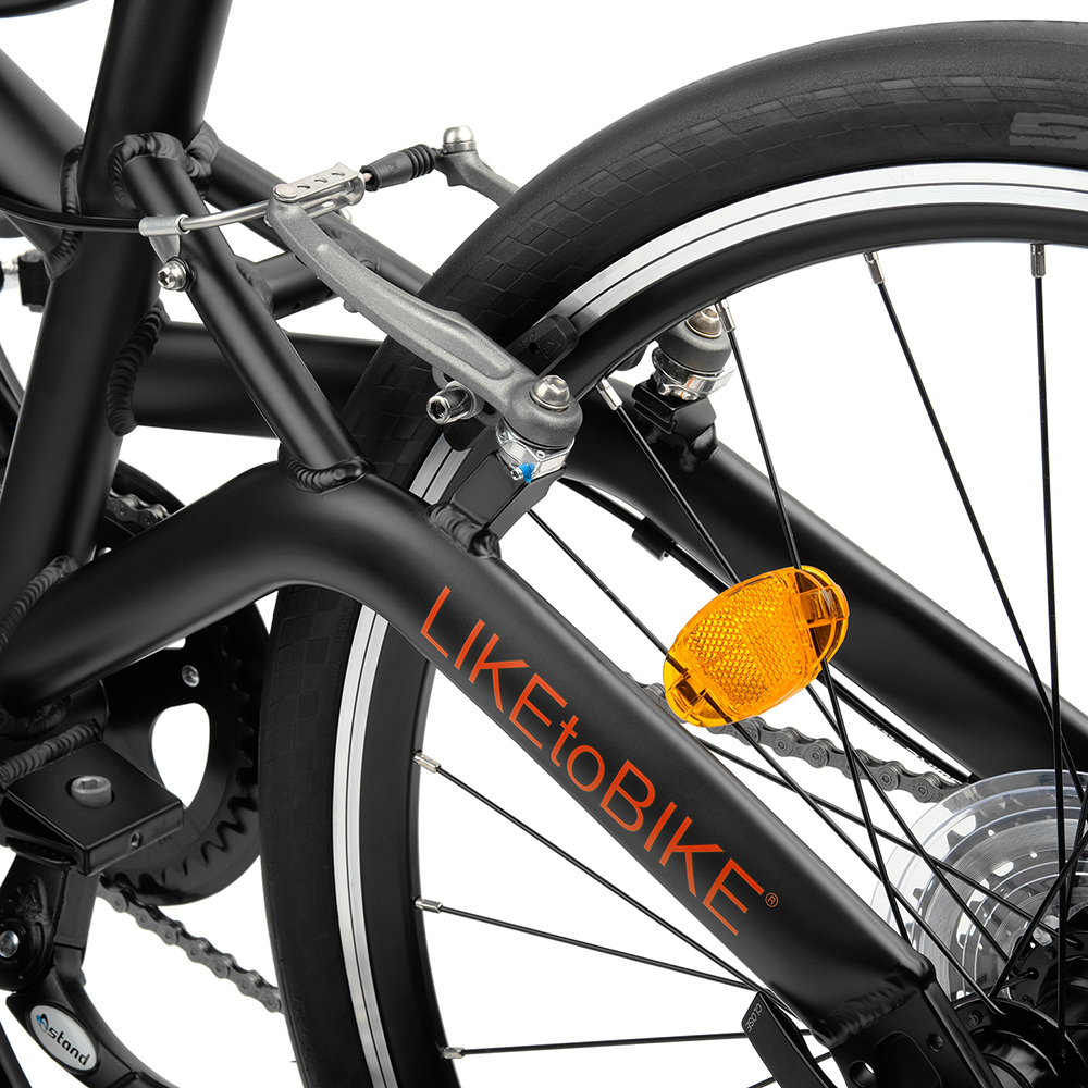 Велосипед KOKUA LIKEtoBIKE 24 Special Model black/orange черный/оранжевый 4