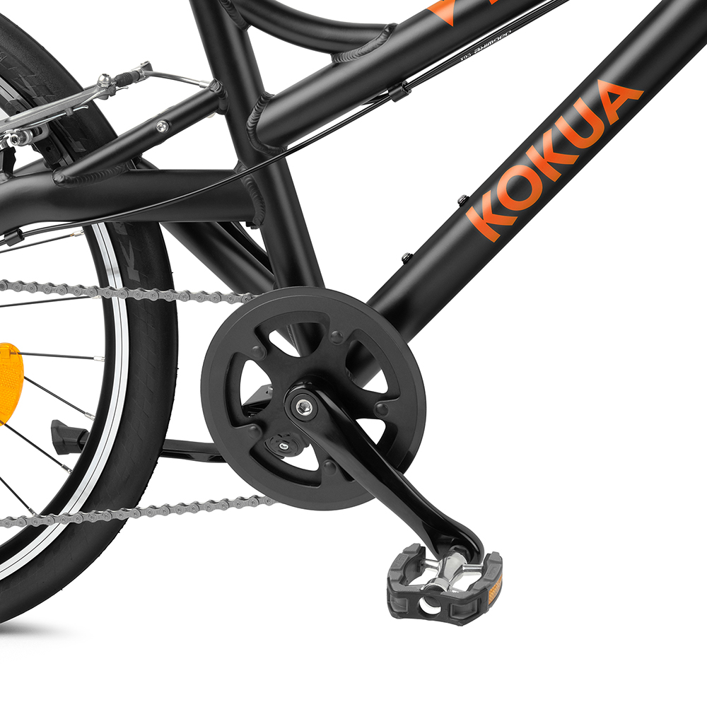 Велосипед KOKUA LIKEtoBIKE 24 Special Model black/orange черный/оранжевый 5